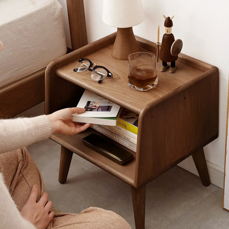 Bedside Cabinet, Modern Simple Nightstands European Beech by Unique Piece Furniture