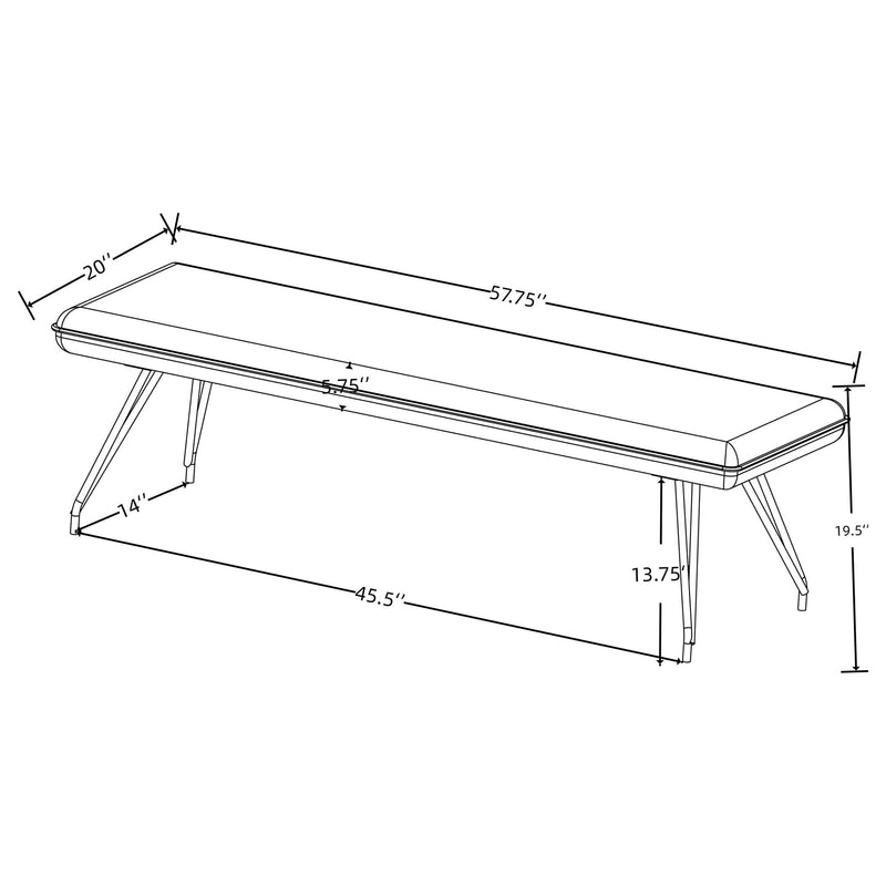 Kailea - Upholstered Dining Bench by HouseOfZazla
