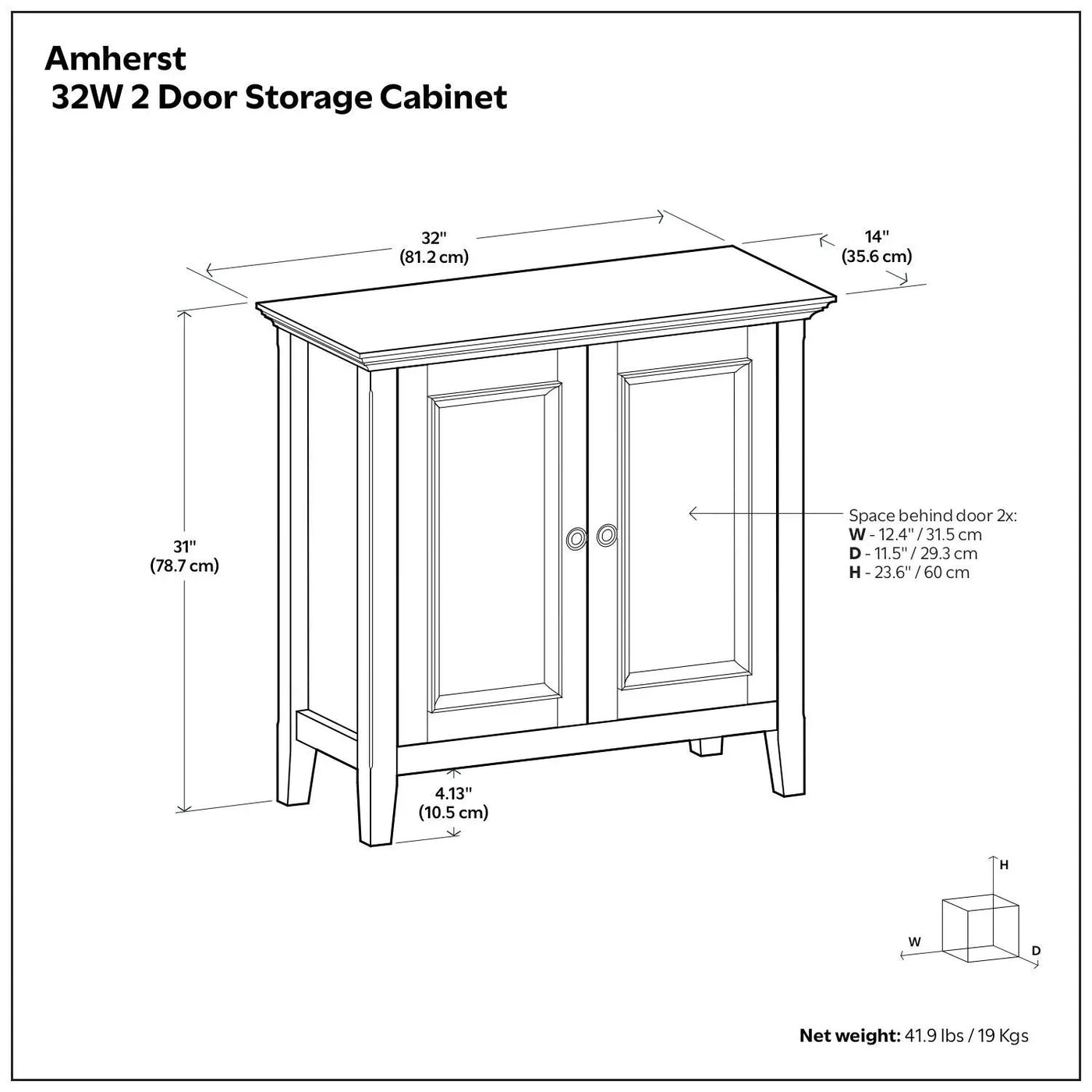 Amherst - Handcrafted Low Storage Cabinet by HouseOfZazla