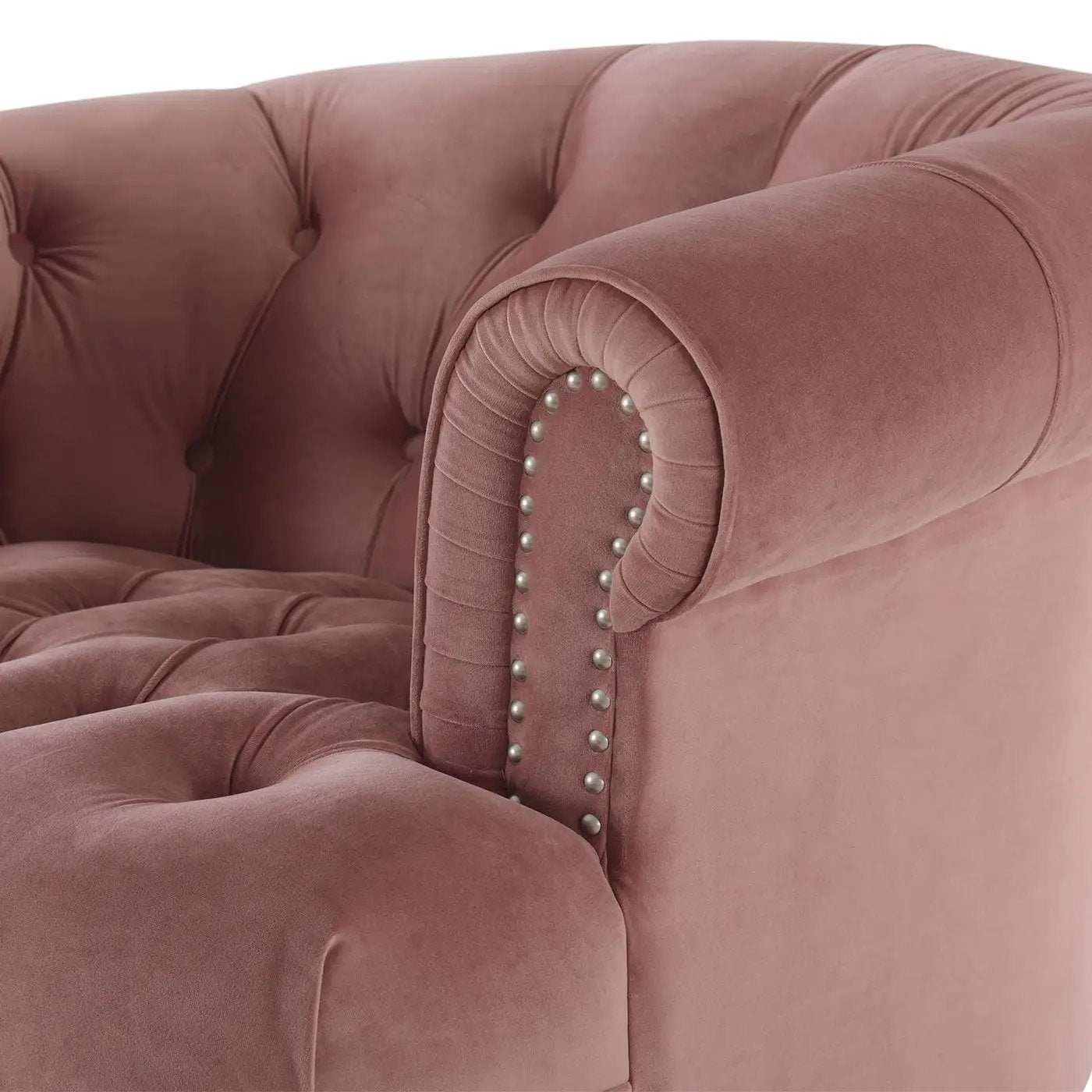 La Rosa - Victorian Tufted Upholstered Accent Chair by HouseOfZazla