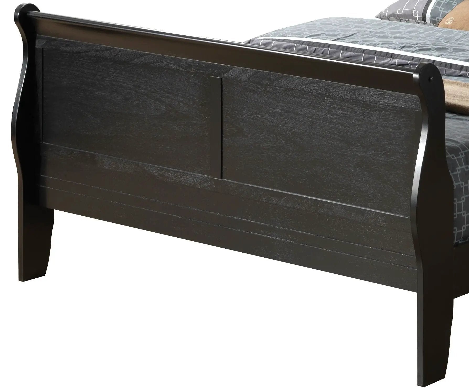 Panel Sleigh Bed by HouseOfZazla
