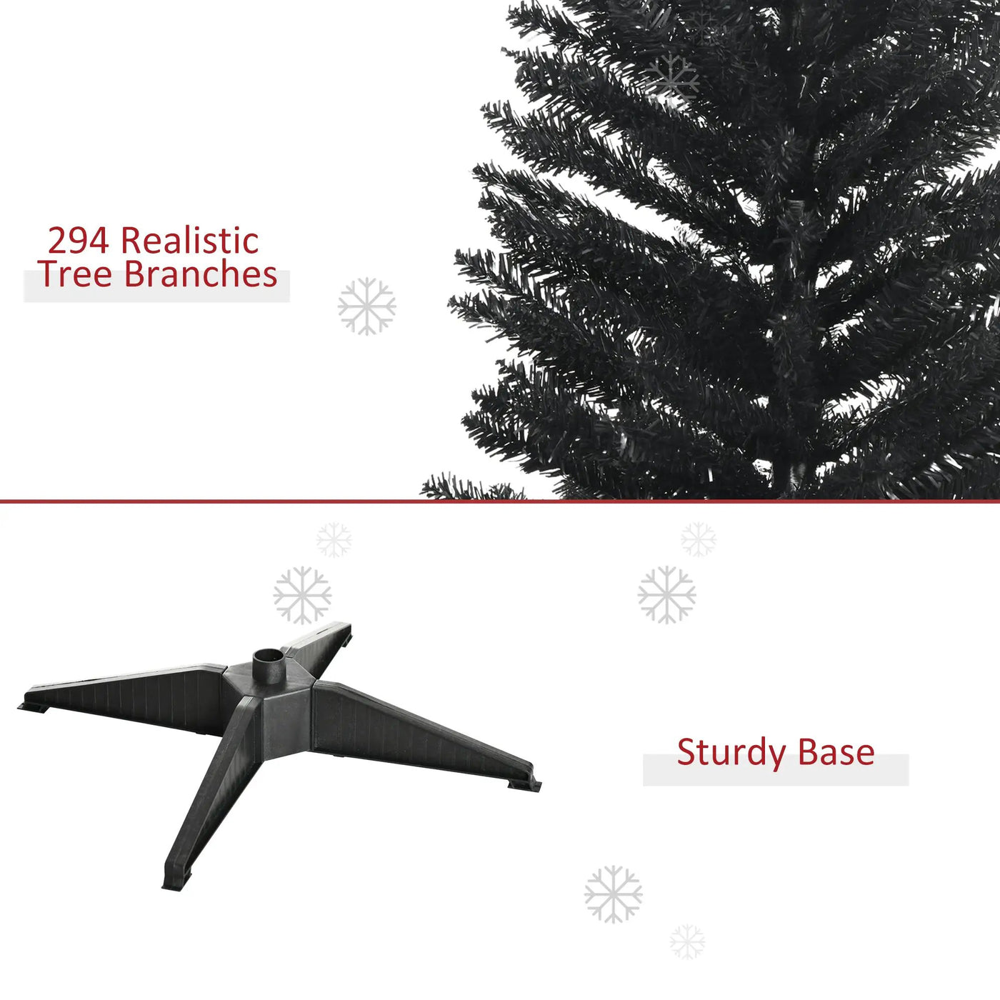 HOMCOM 5' Artificial Pencil Christmas Tree by HouseOfZazla