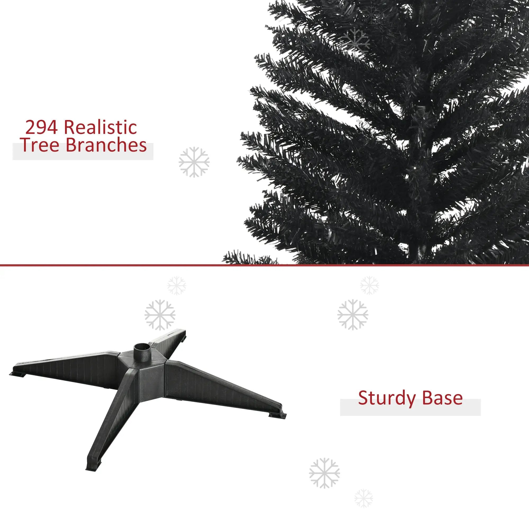HOMCOM 5' Artificial Pencil Christmas Tree by HouseOfZazla