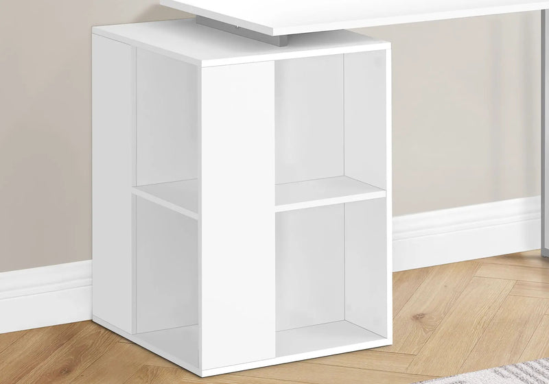 Computer Desk, Home Office, Left, Right Set-Up, Storage Shelves, Work, Laptop, Contemporary, Modern by Unique Piece Furniture
