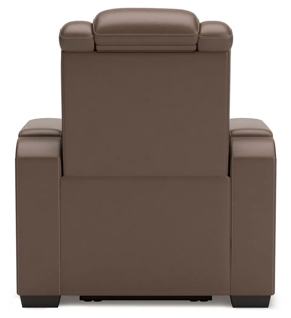 High Impact - Power Recliner / Adj Headrest - Tobacco by Unique Piece Furniture