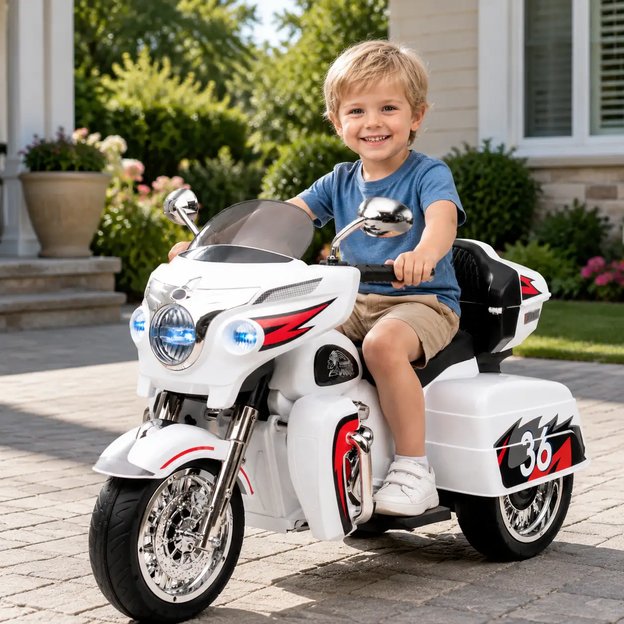 12V Kids Ride-On Motorcycle by HouseOfZazla