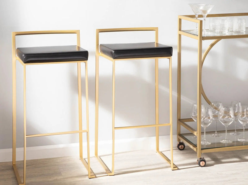 Fuji - Contemporary / Glam & Quality Construction Barstool by Unique Piece Furniture