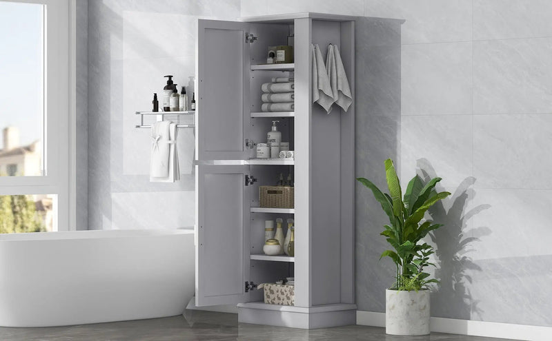 Tall Bathroom Storage Cabinet by HouseOfZazla