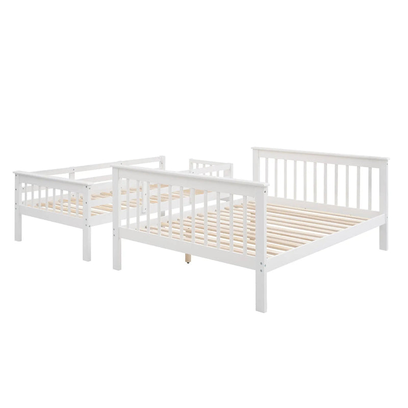 Stairway Bunk Bed With Storage And Guard Rail For Bedroom by HouseOfZazla