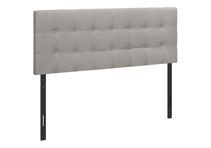 Queen Size Upholstered Gray Headboard by HouseOfZazla