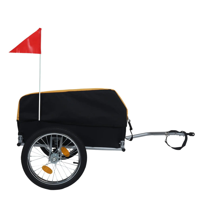Heavy-Duty Bike Cargo Trailer with Removable Waterproof Cover by HouseOfZazla