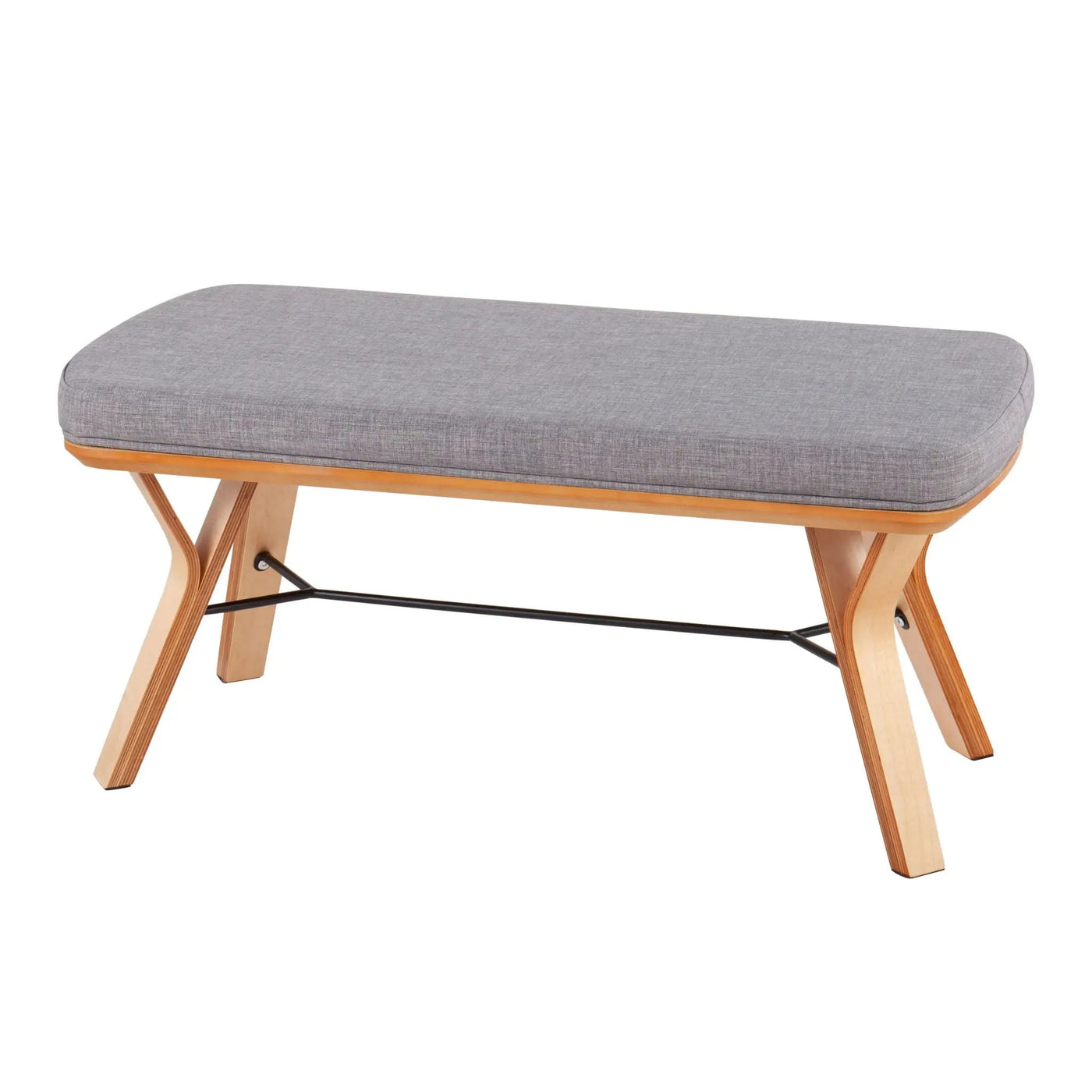 Folia - Mid Century / Modern Bench by HouseOfZazla