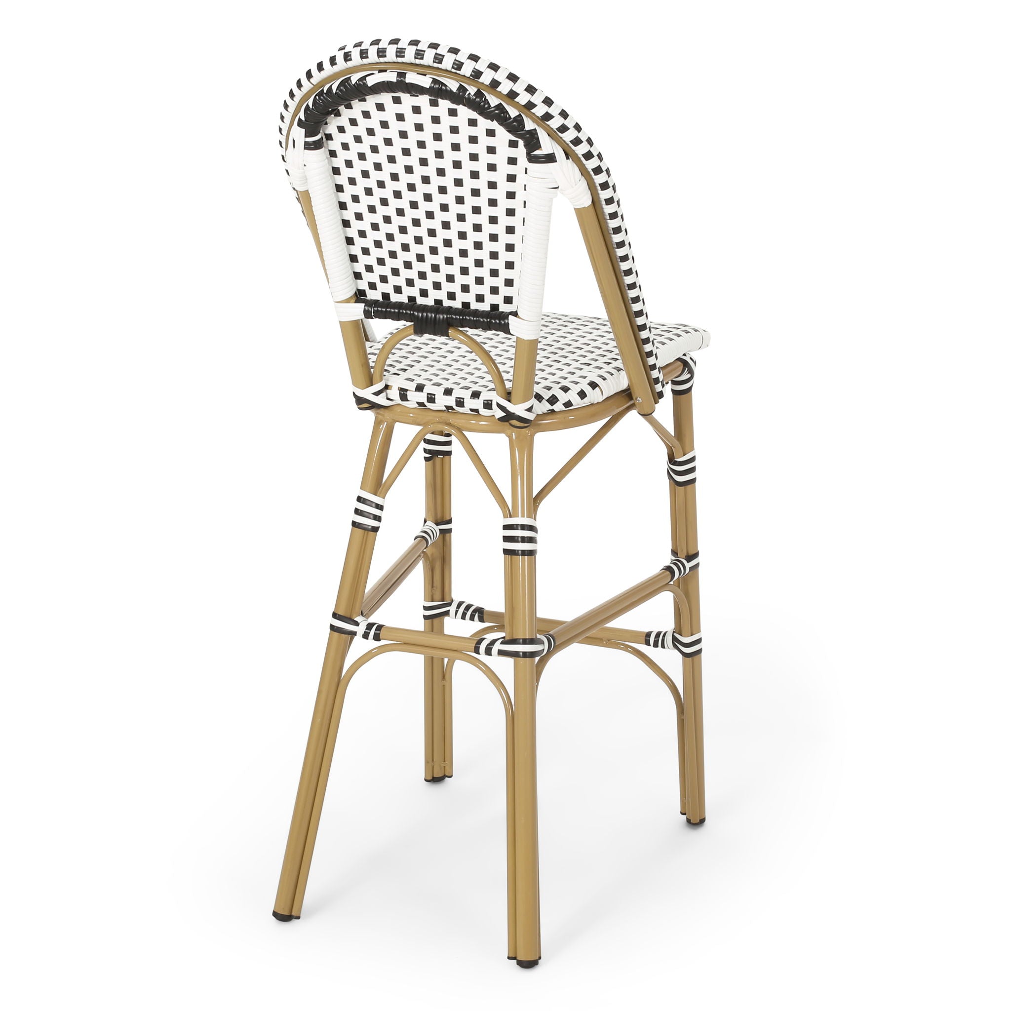 Outdoor PE Rattan French Barstool Set by HouseOfZazla