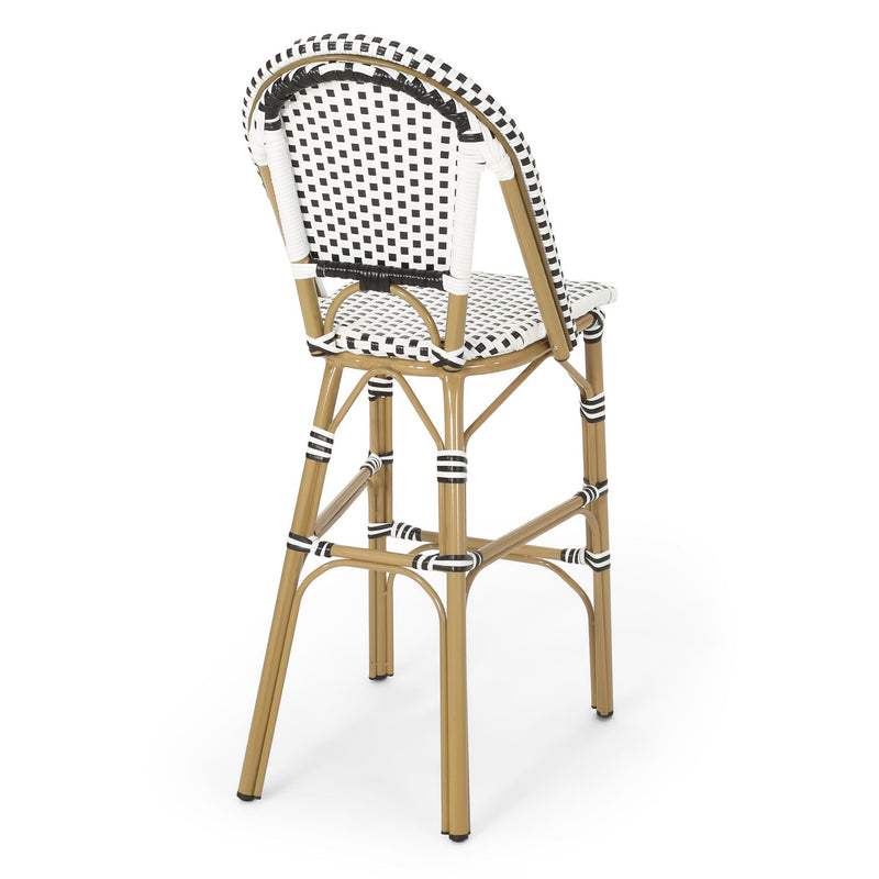 Outdoor PE Rattan French Barstool Set by HouseOfZazla