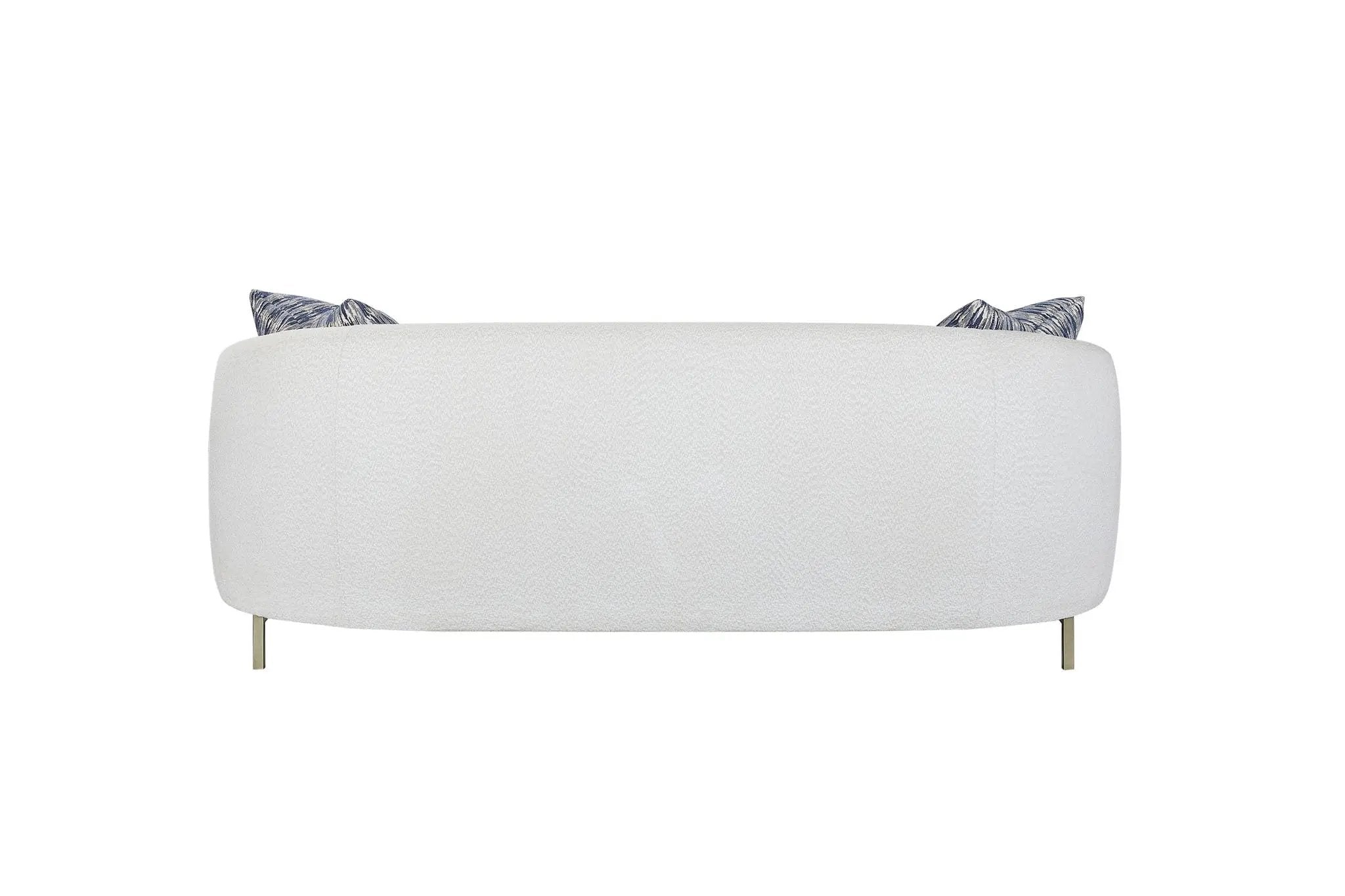 Rounded Sofa - White by HouseOfZazla