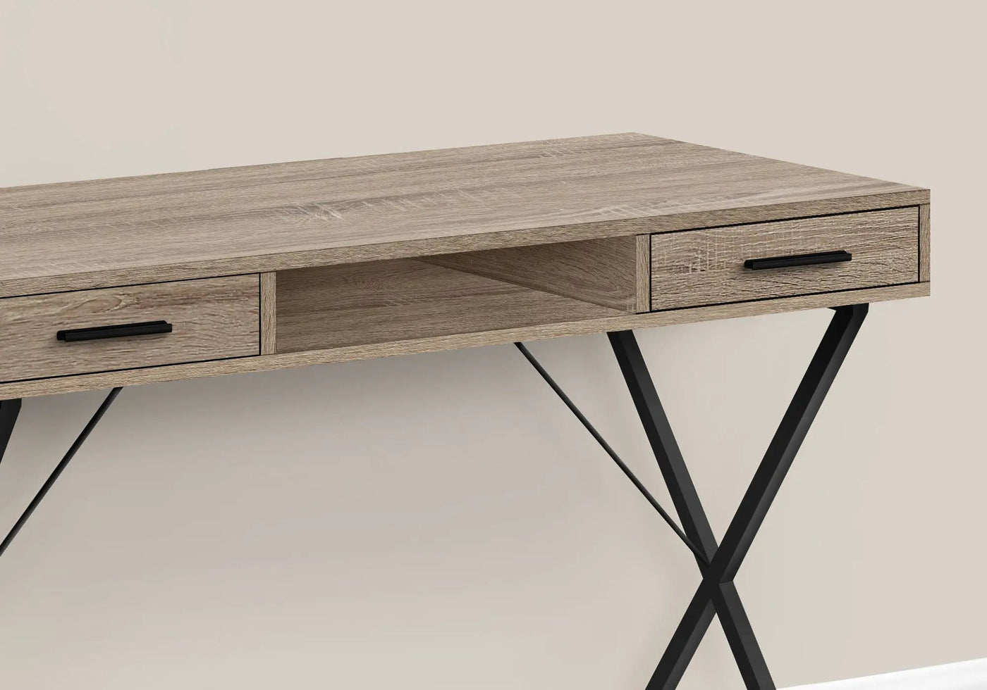 Contemporary Computer Desk with Storage Drawers by HouseOfZazla