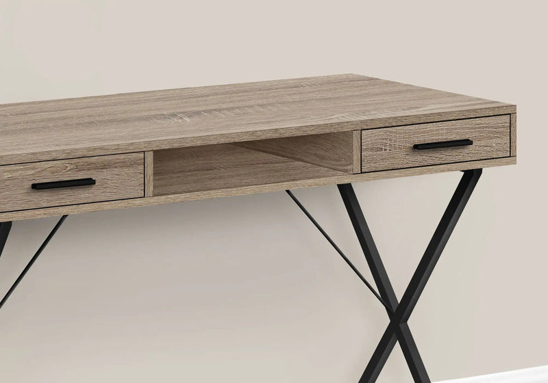 Contemporary Computer Desk with Storage Drawers by HouseOfZazla