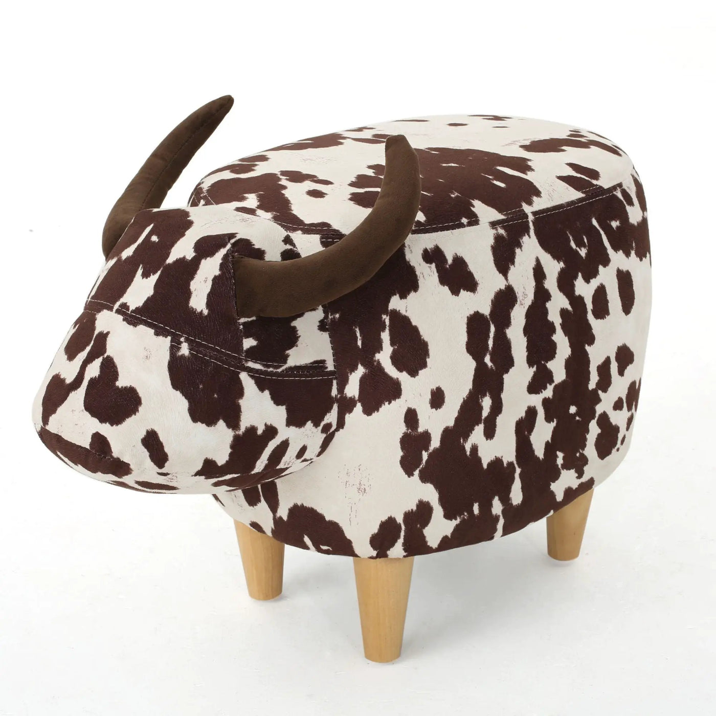 Cow Shaped Ottoman Footstool by HouseOfZazla