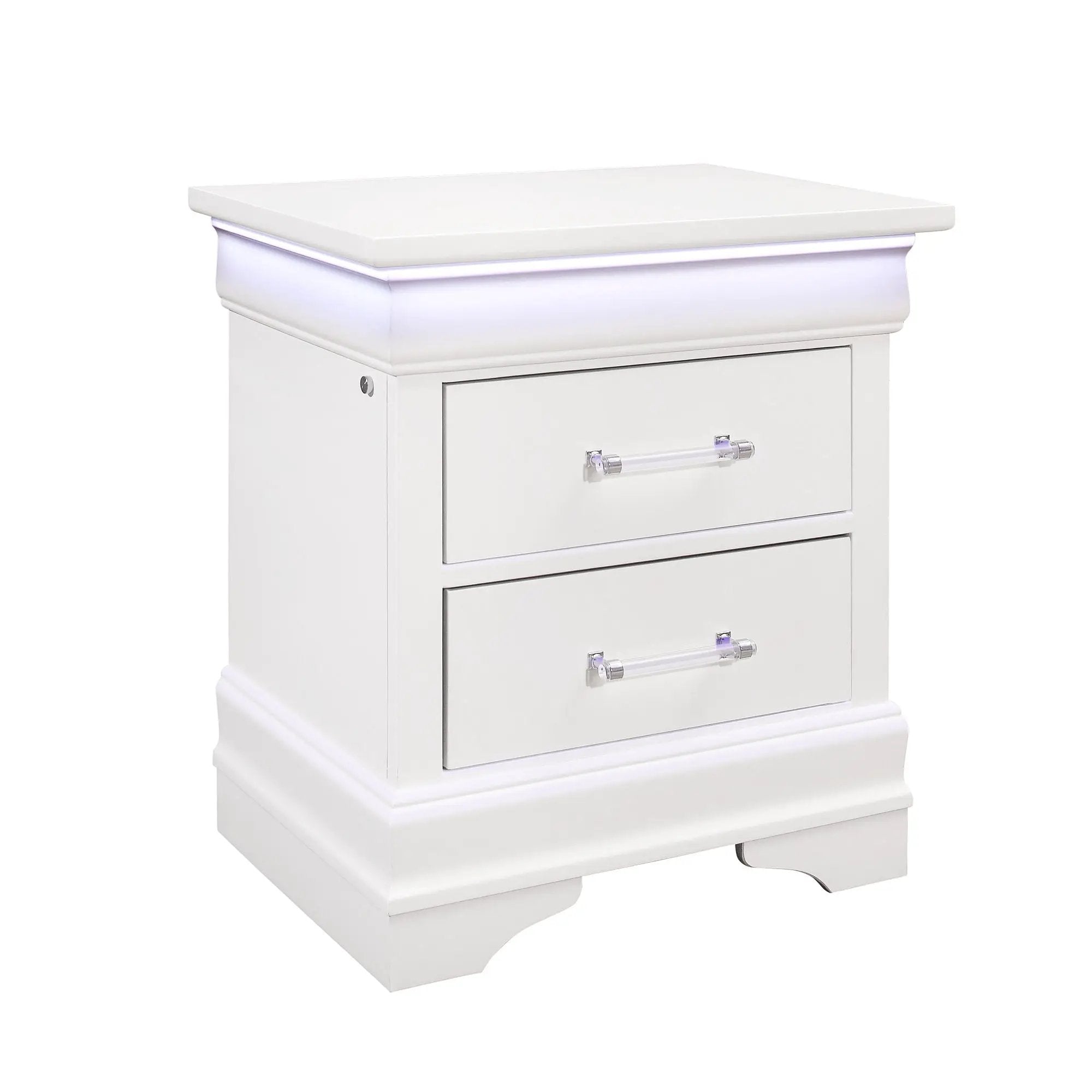 Charlston - Nightstand With LED by HouseOfZazla