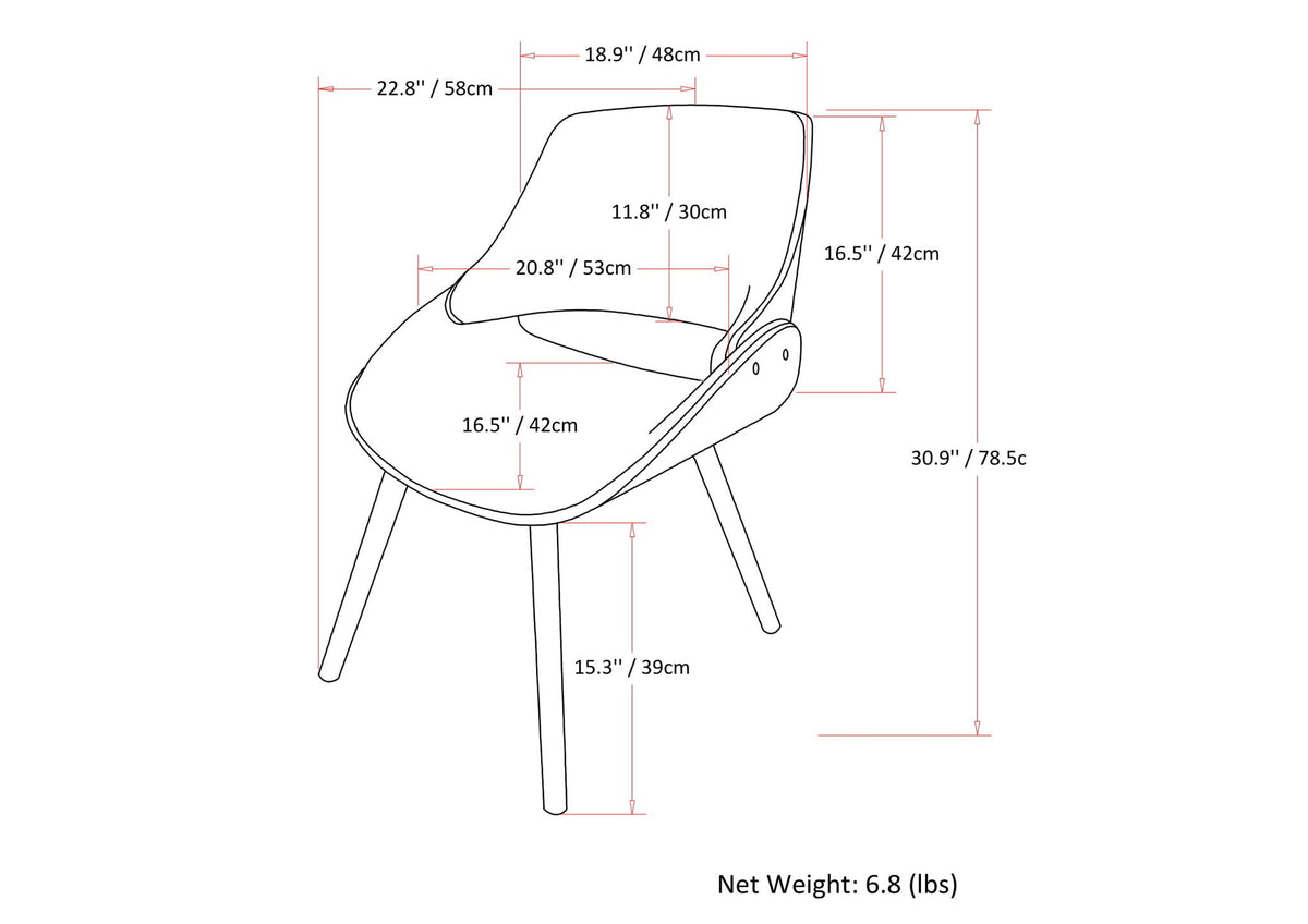 Upholstered Bentwood Dining Chair with Curved Padded Seat - Multiple Colors, photo 20 of 32