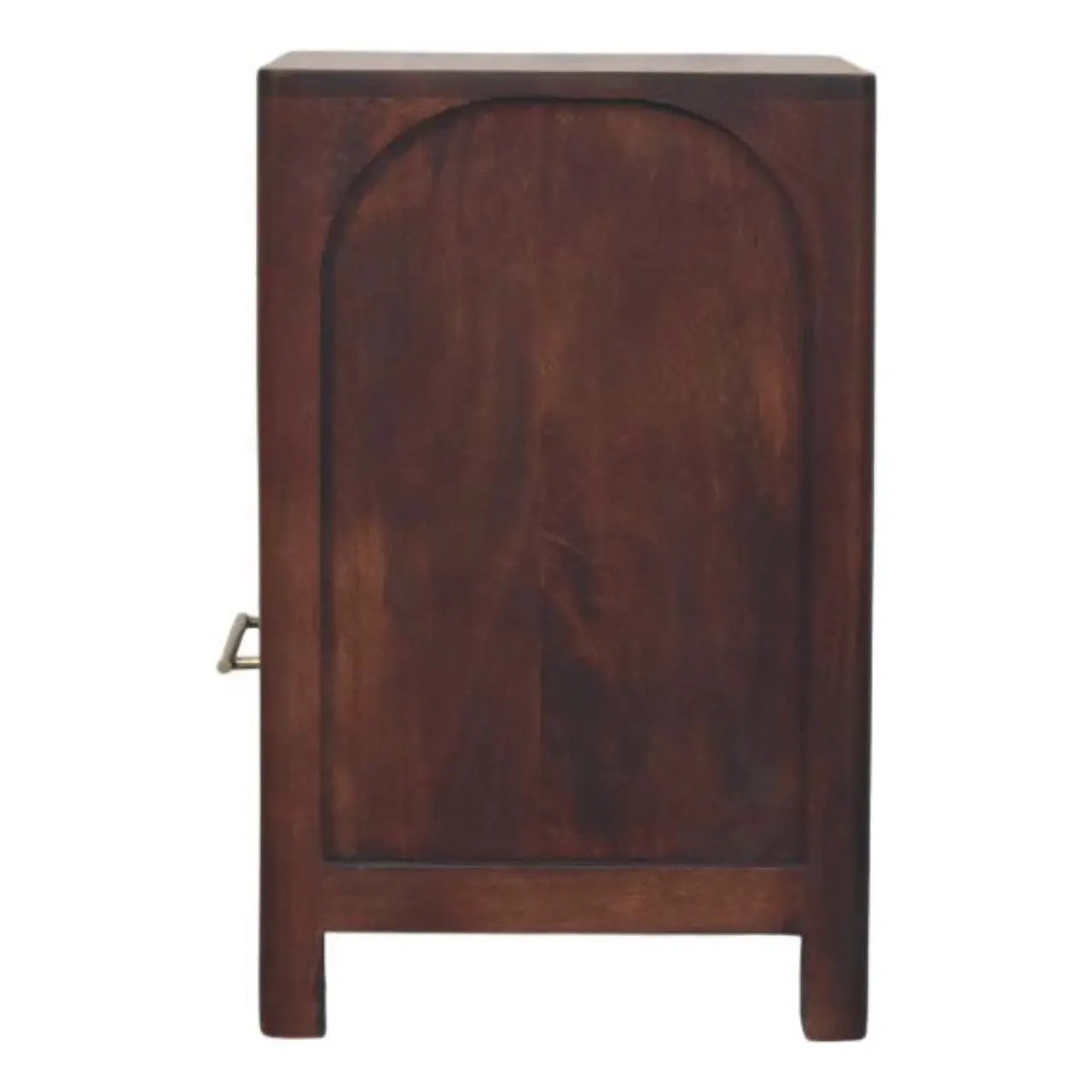 Solid Wood Arched Edge 1 Drawer Bedside by HouseOfZazla