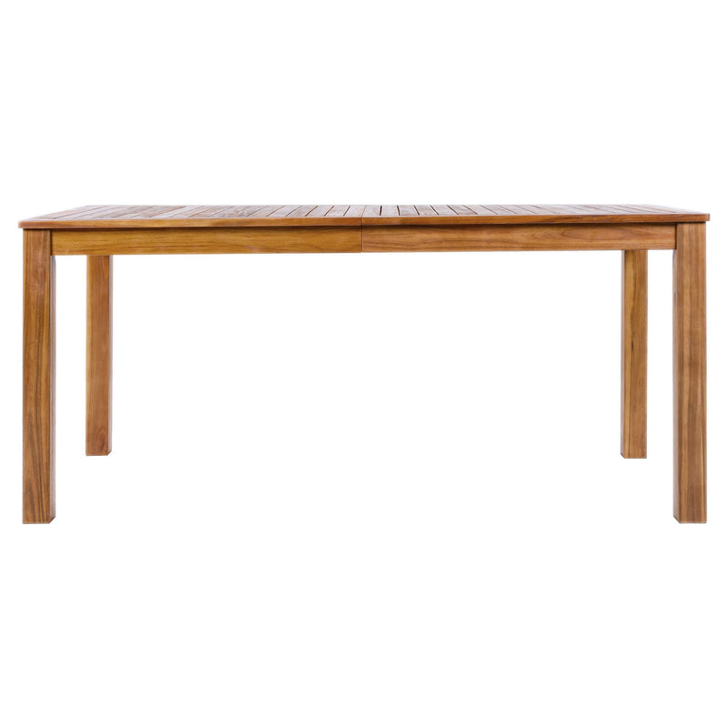 TOPMAX Patio Wooden Dining Table, 67"L Rectangular by HouseOfZazla