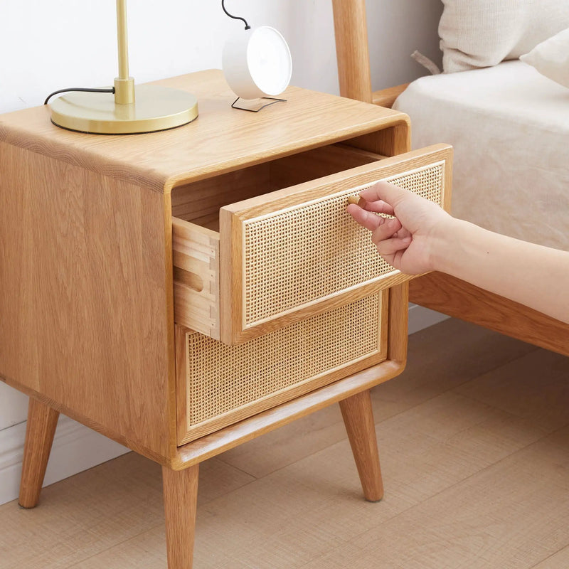Bedside Cabinet, Modern Simple Nightstands European Beech by Unique Piece Furniture