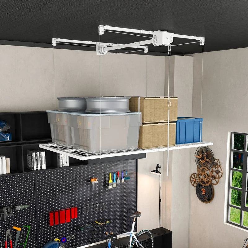 Overhead Garage Storage Rack - 4x8 FT by HouseOfZazla