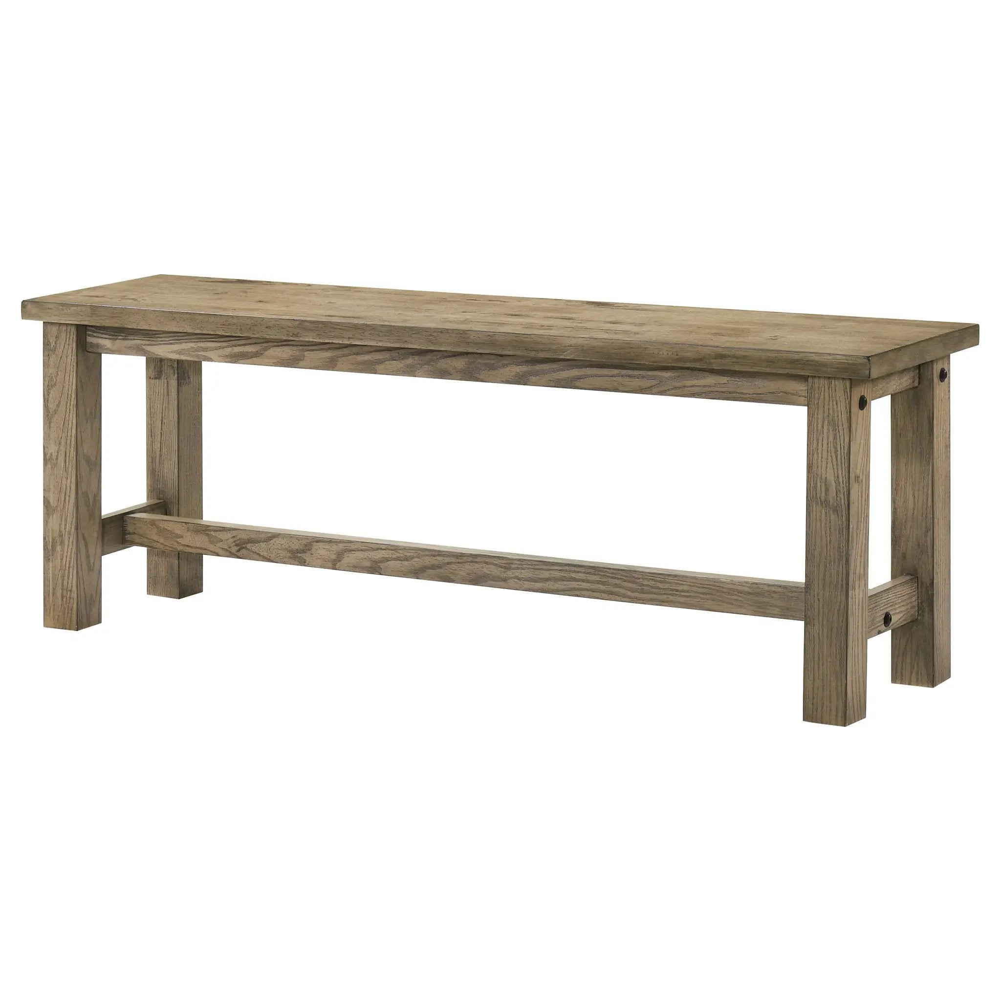 Cardova 51-inch Solid Wood Dining Bench Vineyard Oak by Unique Piece Furniture