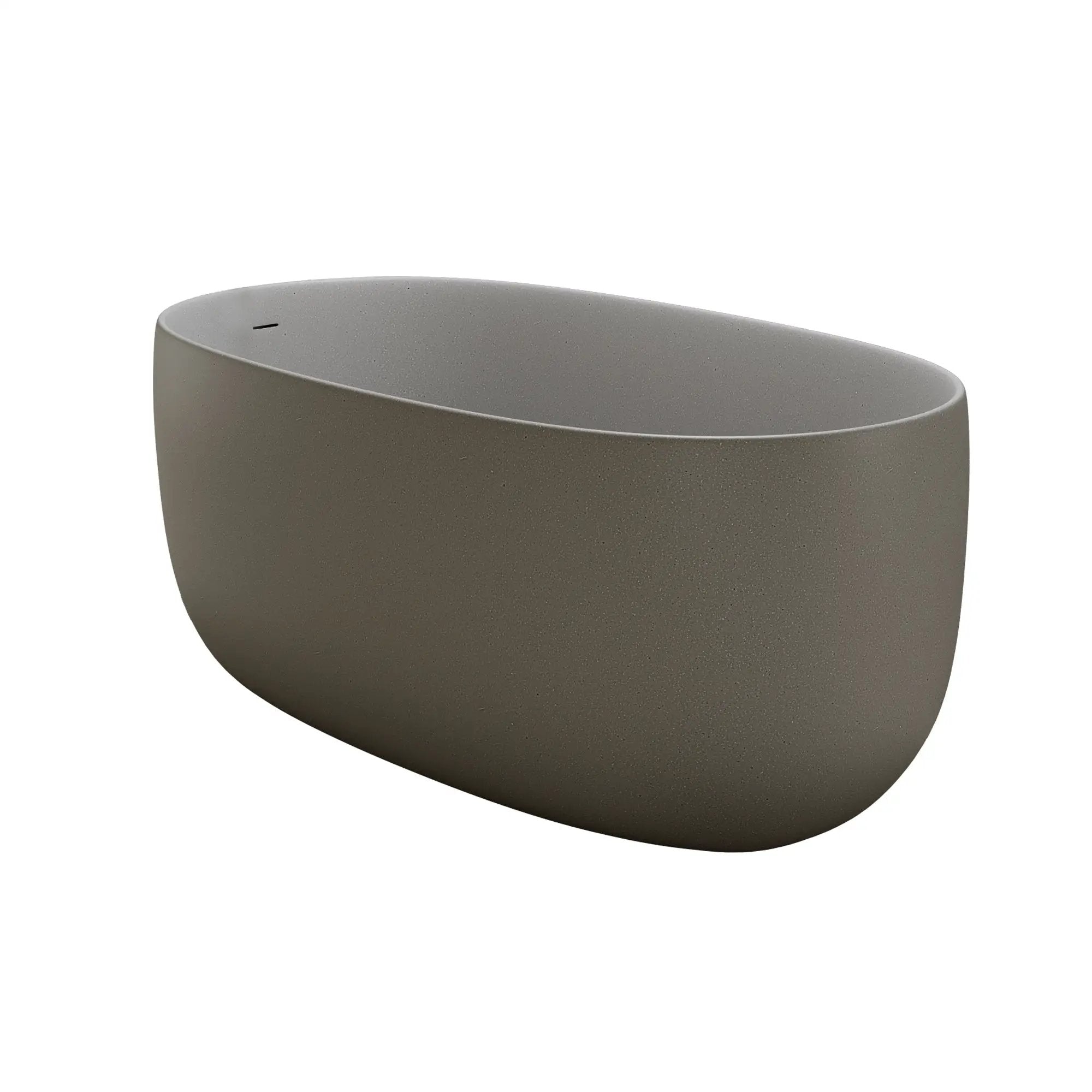 51'' Freestanding Bathtub Resin Stone Soaking Bathtub by HouseOfZazla