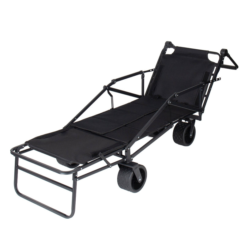 2-in-1 Multifunctional Folding Wagon Cart and Convertible Beach Chair by HouseOfZazla