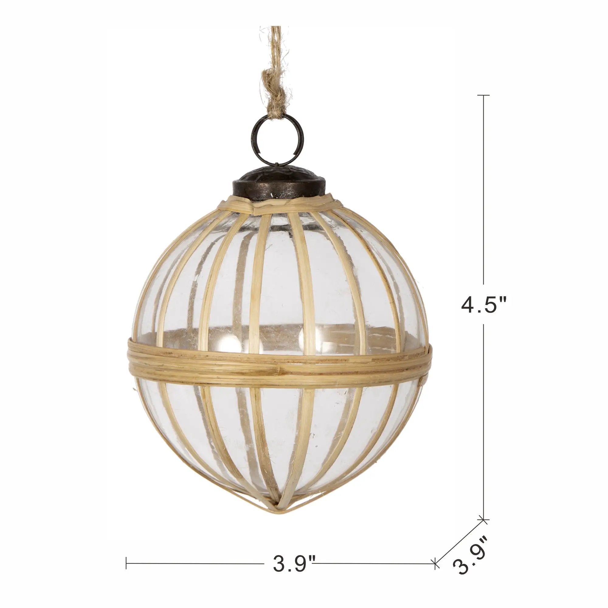 D3.9" X-Mas Hanging Ornament - Set of 3 by HouseOfZazla