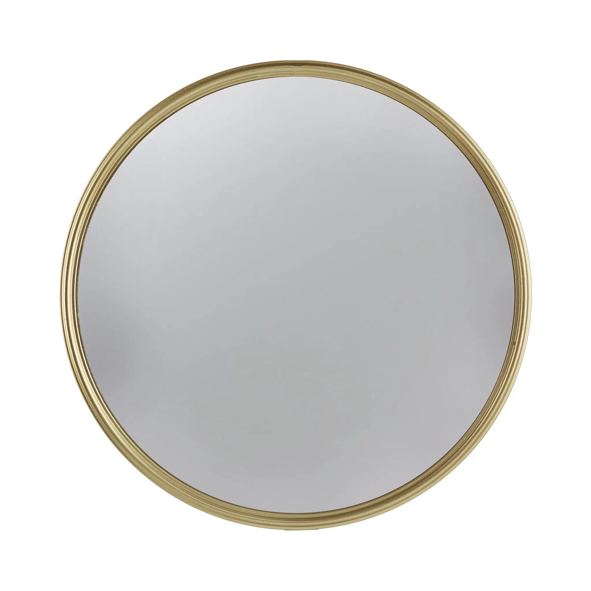 Round Mirror, Circle Mirror With Iron Frame For Living Room Bedroom Vanity Entryway Hallway by HouseOfZazla