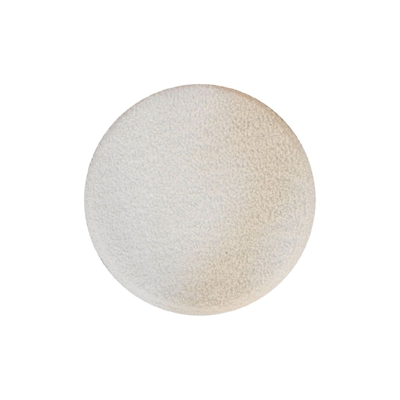 Petite Footstool - Cream / Brown by HouseOfZazla