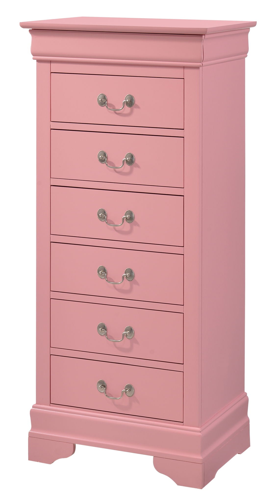 Traditional Style Lingerie Chest with Carved Base - Multiple Colors, photo 17 of 36