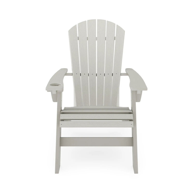 Adirondack Chair Sturdy HDPE Poly Lumber For Poolside, Patio, And Garden Relaxation by HouseOfZazla