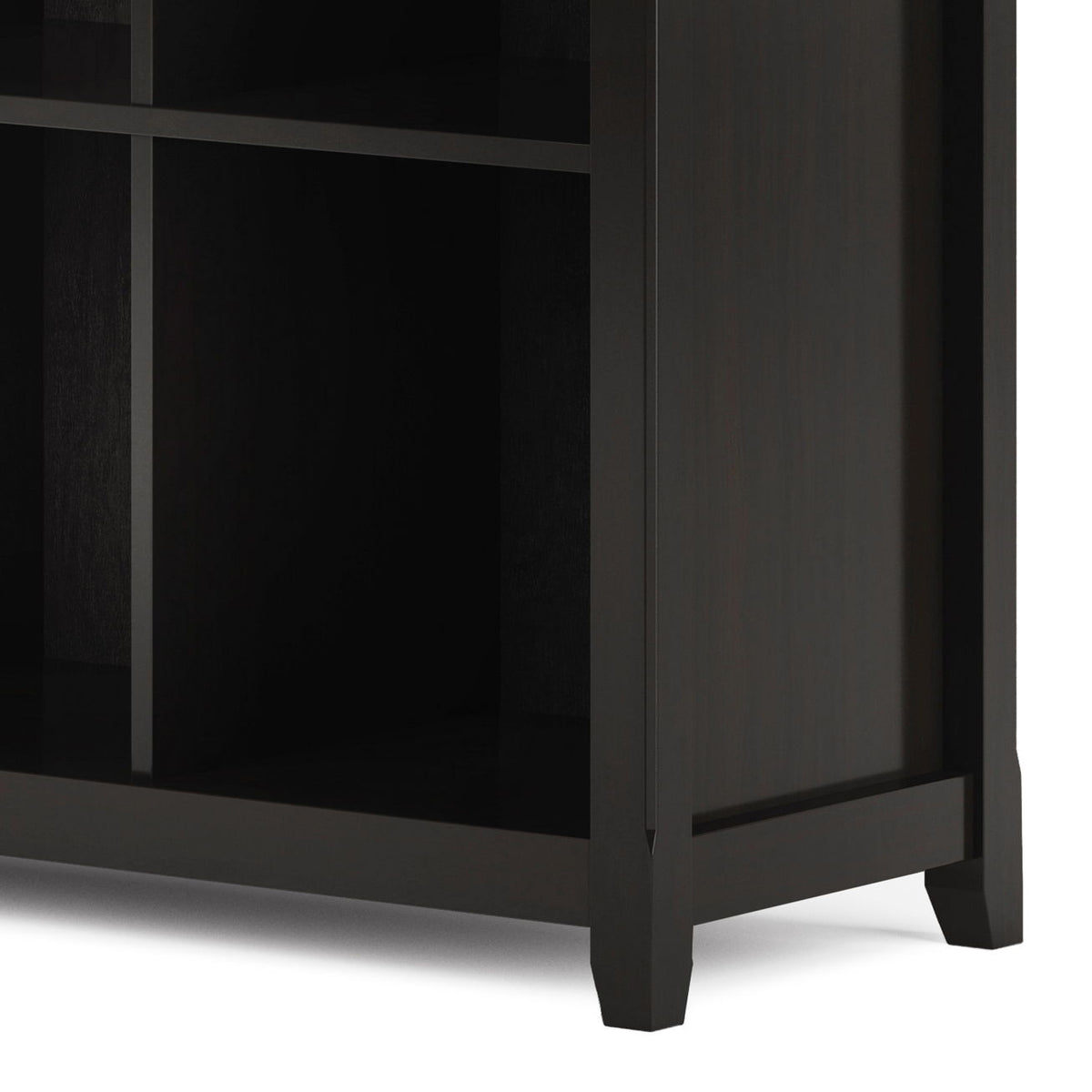 Amherst Cube Storage Bookcase with Large Cubbies - Dark Brown, Dark Gray, or White, photo 15 of 33