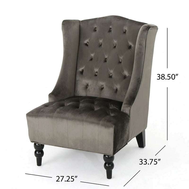 Toddman Hi-Back Club Chair With Elegant Design by HouseOfZazla