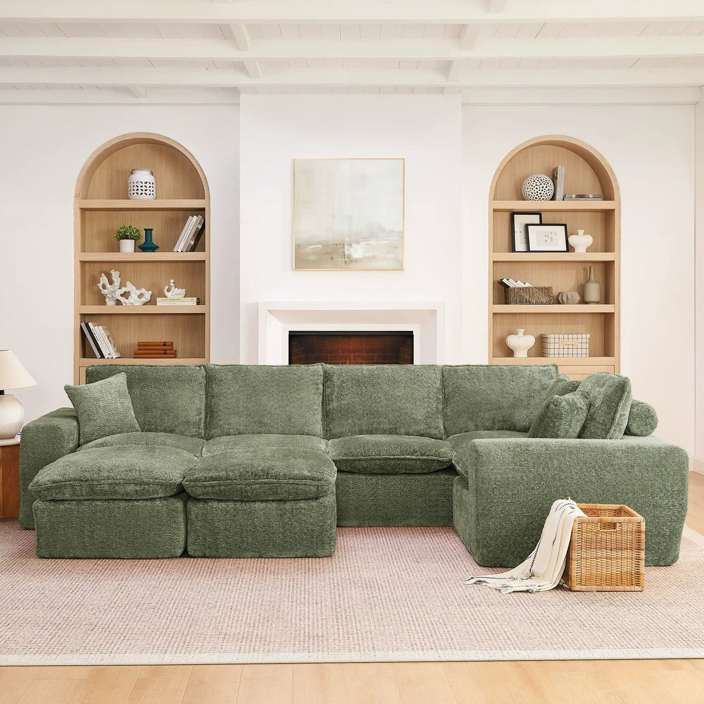 Sectional Sofa With Moveable Ottoman by HouseOfZazla