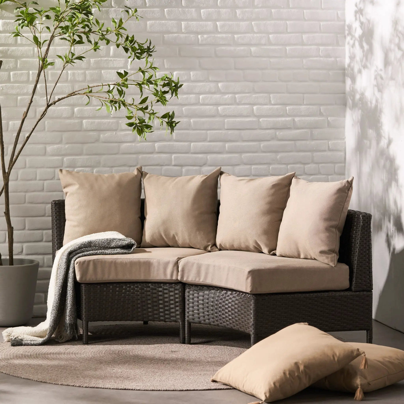 Pt Limon Modern Outdoor Single Sofa by HouseOfZazla