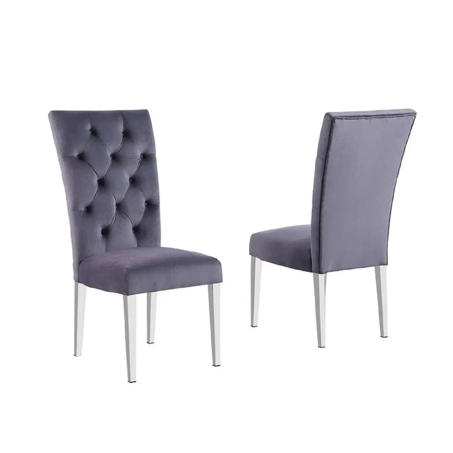 Modern Upholstered Tufted Dining Chair (Set of 2) by Unique Piece Furniture