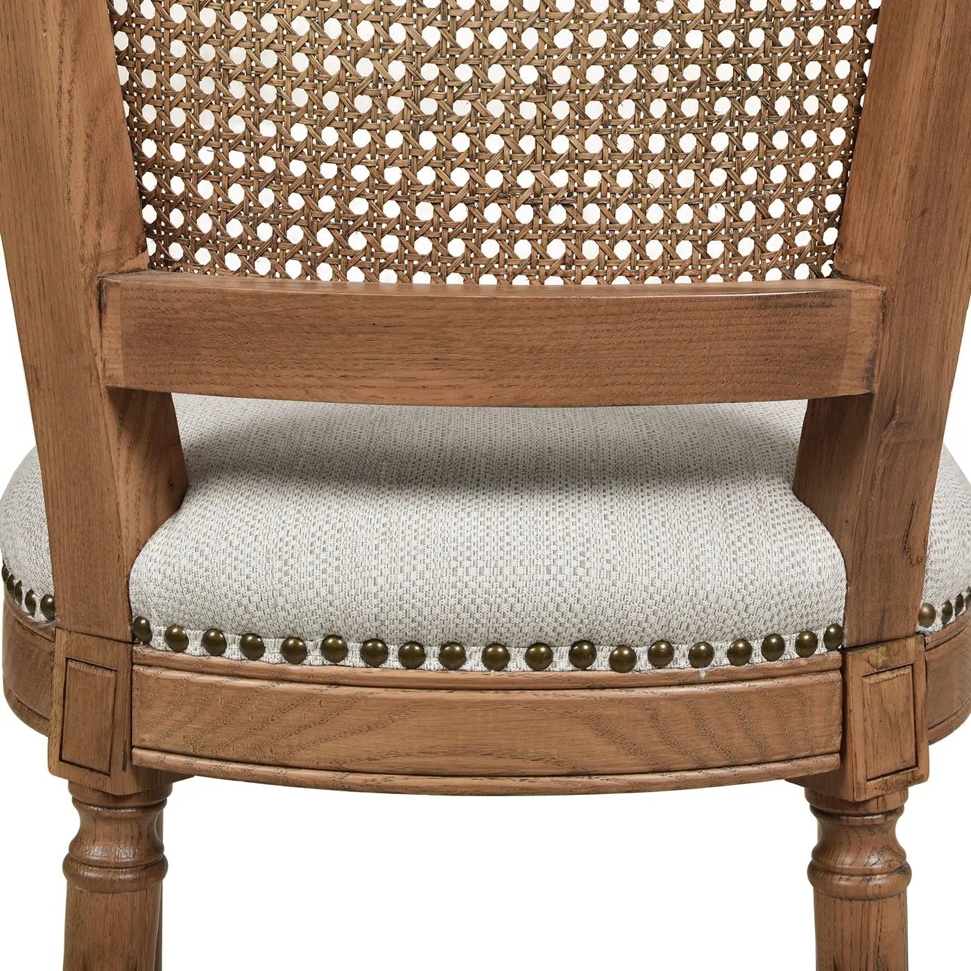 Triomphe - Rattan Wicker High Back Armless Counter Bar Stool by Unique Piece Furniture