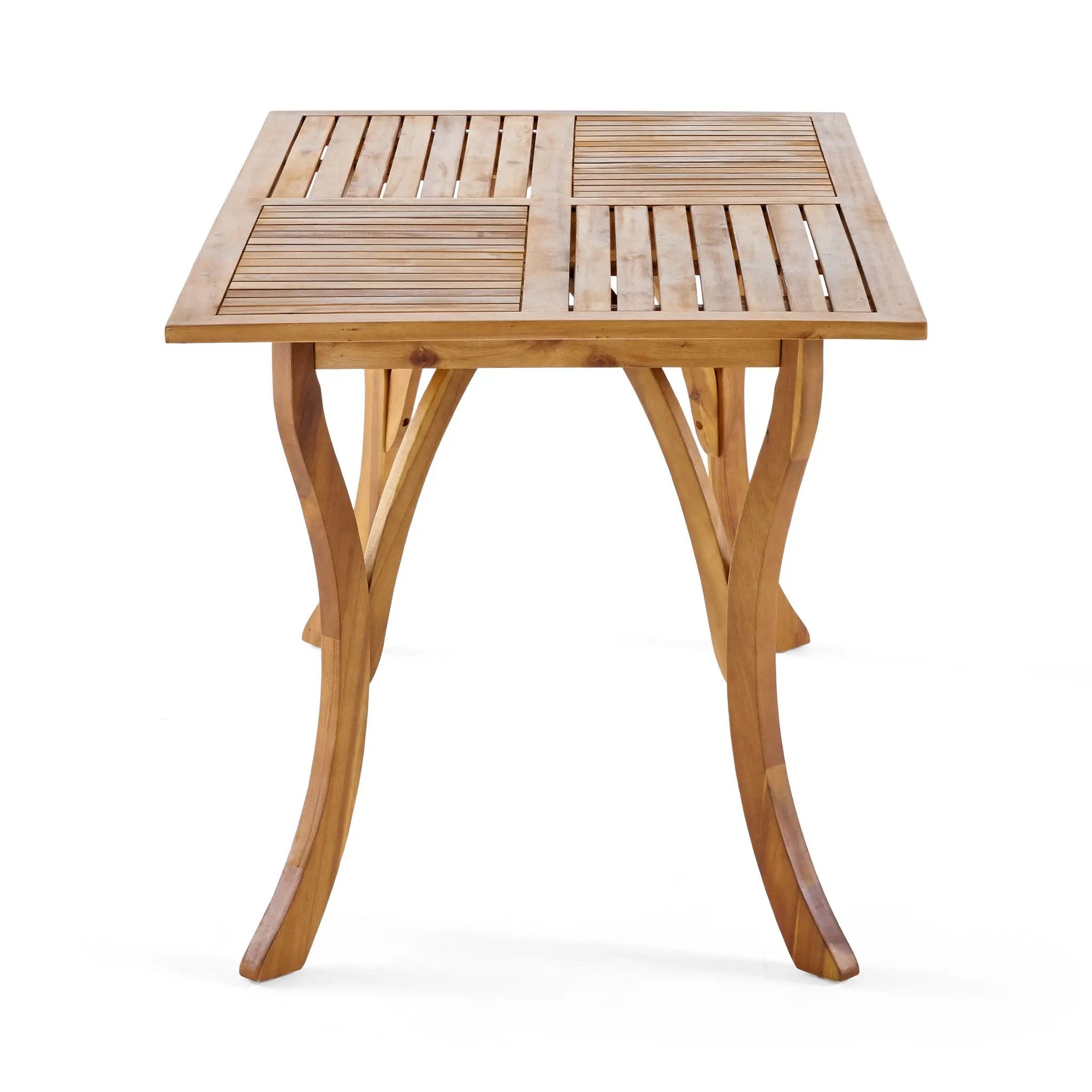 Outdoor 7 Piece Patio Rustic Acacia Wood Dining Set by HouseOfZazla