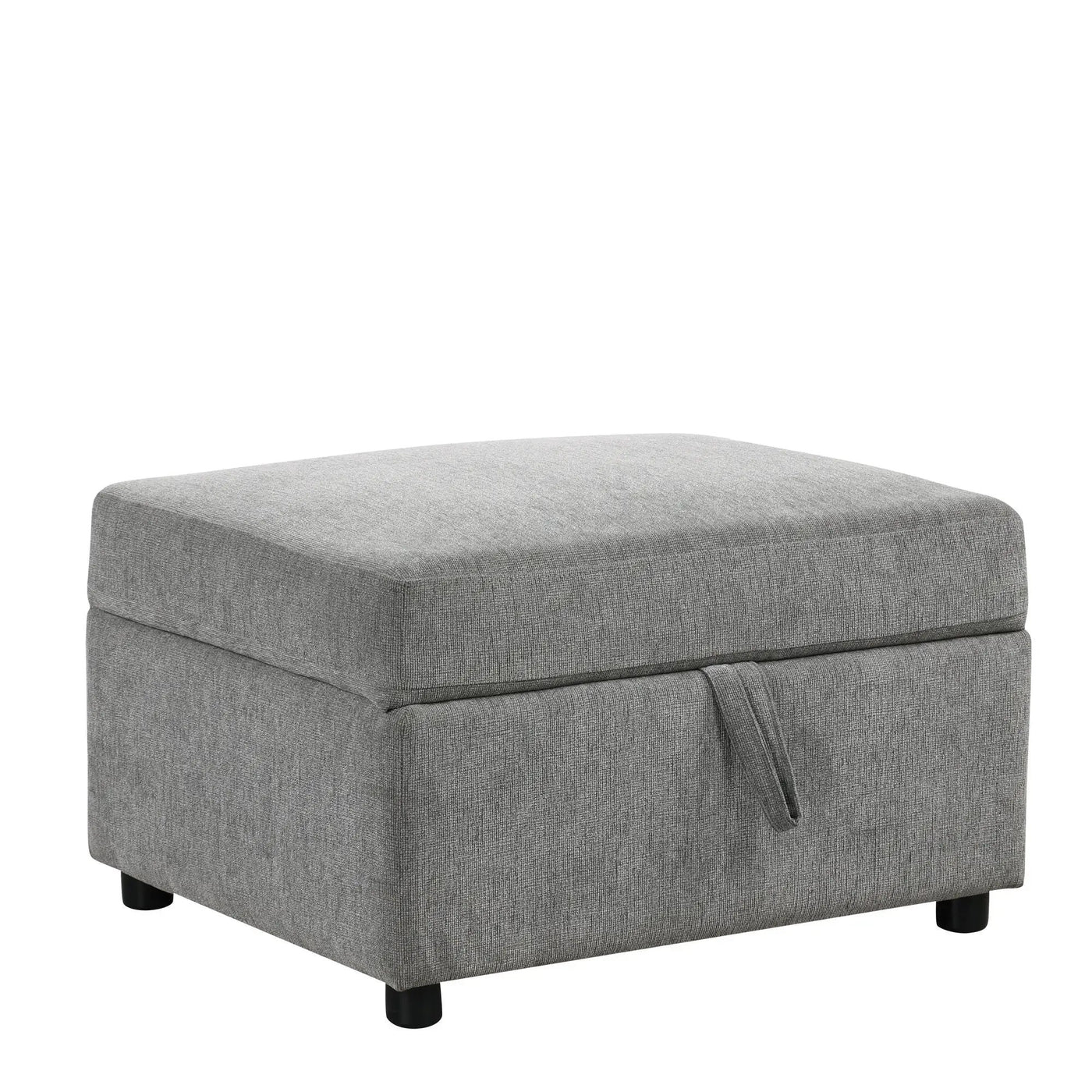 Movable Storage Ottoman Footrest For Living Room by HouseOfZazla