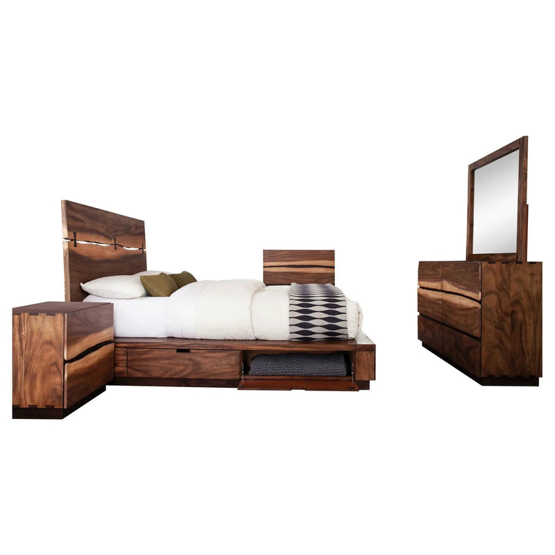 Winslow 5-piece Queen Bedroom Set Smokey Walnut by Unique Piece Furniture