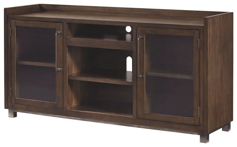 Starmore - XL TV Stand w/Fireplace Option - Brown by Unique Piece Furniture