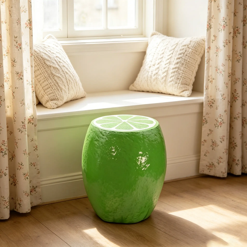 Novelty Lime Stool & Accent Table by HouseOfZazla