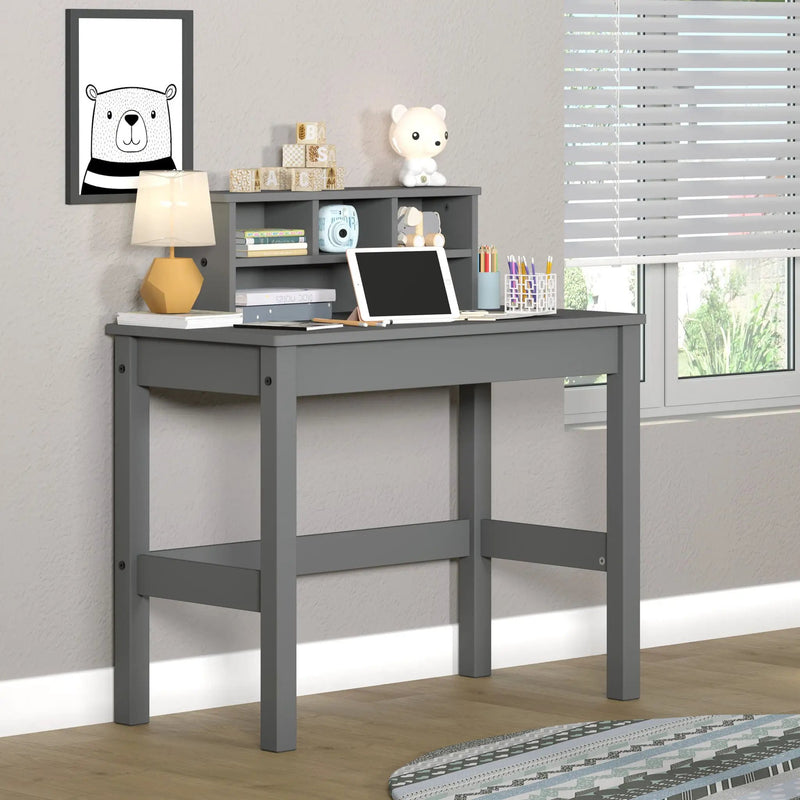 Logan - Writing Desk - Gray by HouseOfZazla