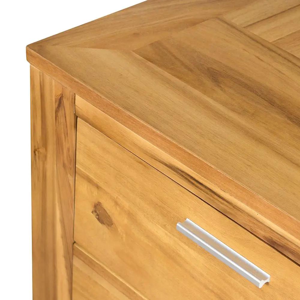 6 Drawer Dresser - Natural Wood / Brown by Unique Piece Furniture