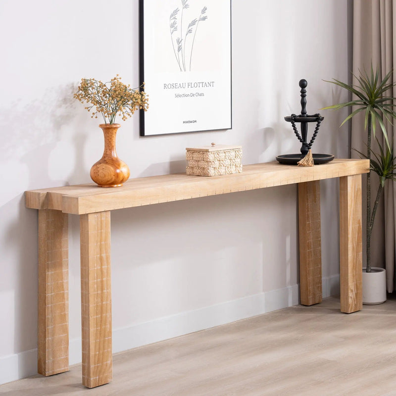 Console Table, Entryway Table With Design, Long Narrow Sofa Table For Living Room - Multi by Unique Piece Furniture